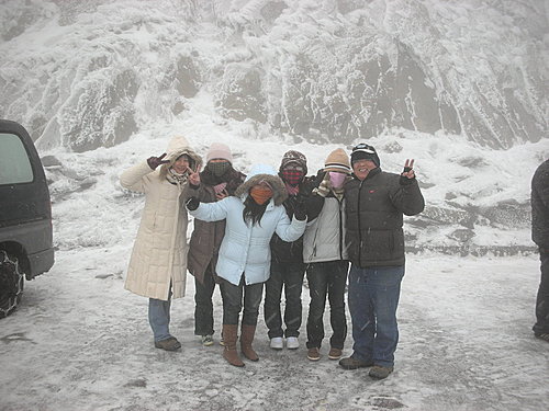 合歡山踏雪