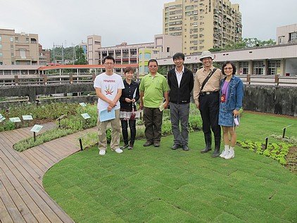 竣工驗收  —–   新北市綠屋頂示範點 — 汐止崇德國小、三重順德里